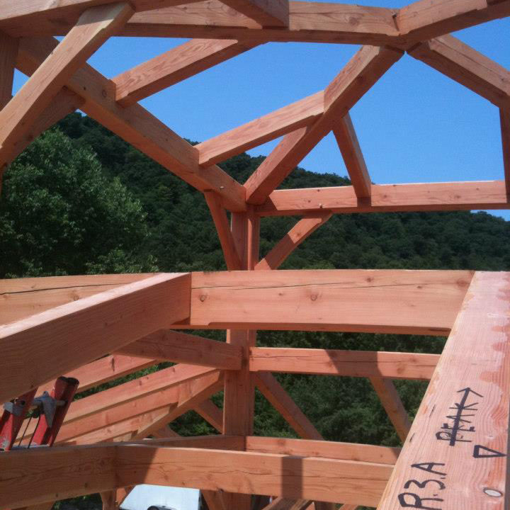 Adirondacks Timber Frame detail