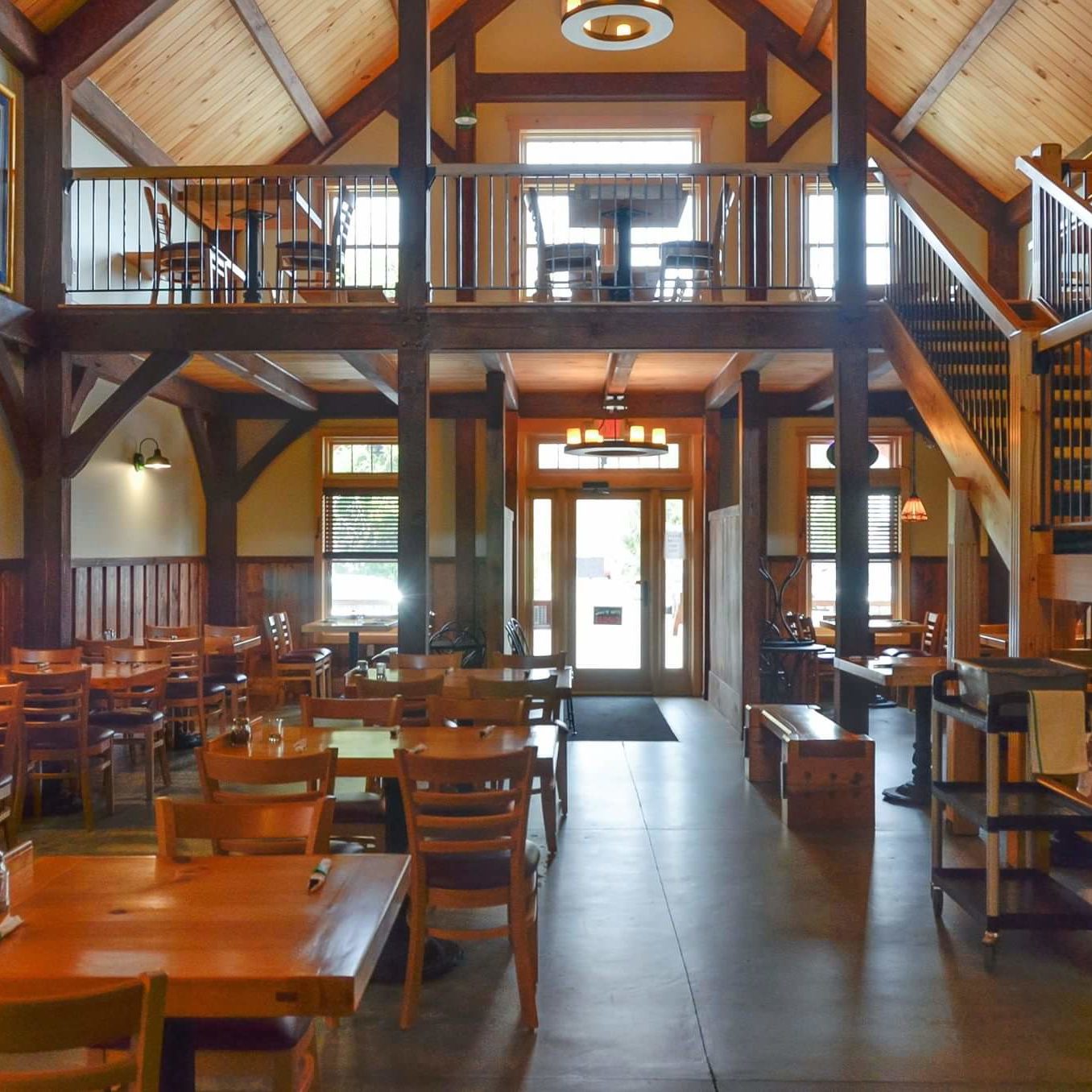 Virginia Pizza Parlor, finished interior view