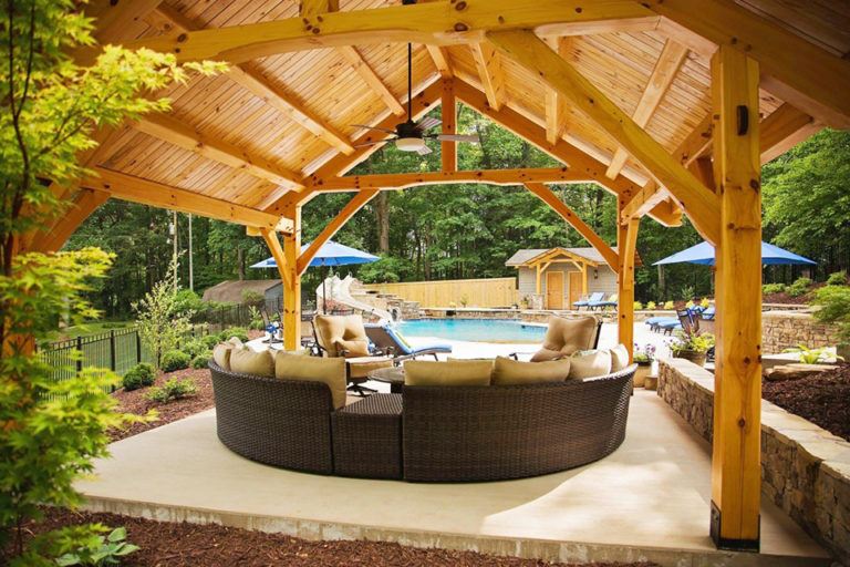Pool House, interior view