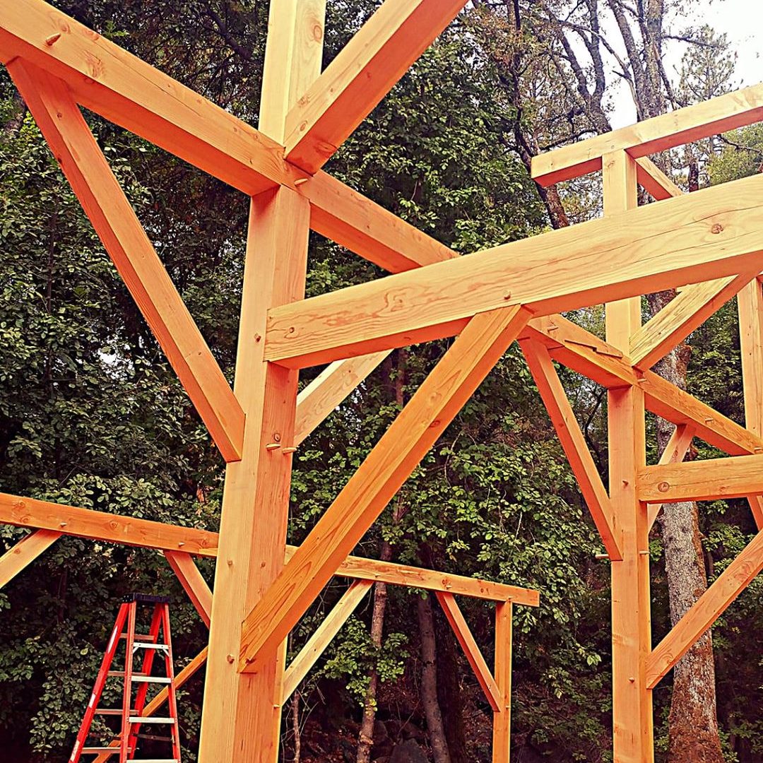 Northern California Barn joinery