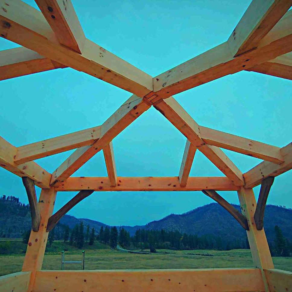 Lake Roosevelt Timber Frame Scenic View