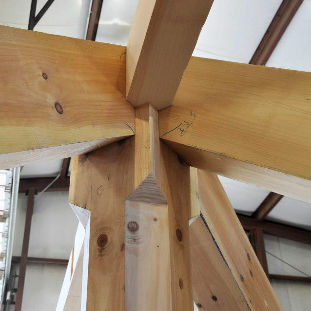 Detail Photo of compound joinery