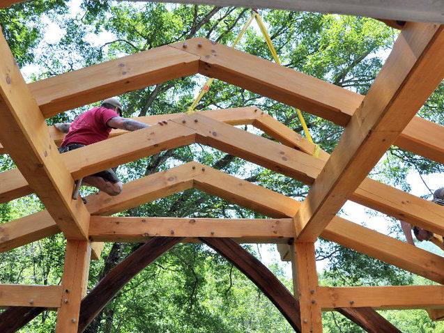 Georgia Timberframe Roofline Georgia Timberframe Roofline
