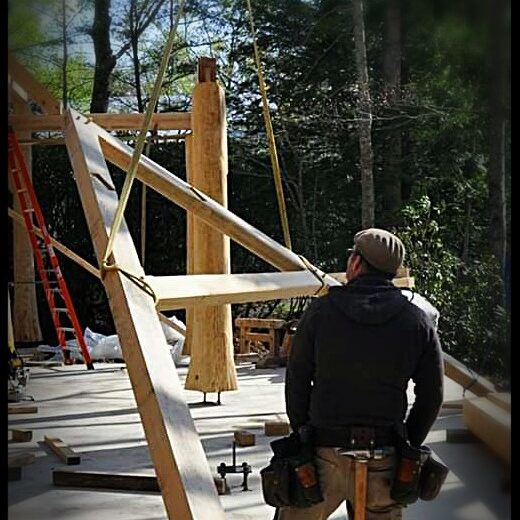 Timber Frame Hoisting